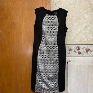 Black and Silver Sparkly Dress Size 10. Only worn once.